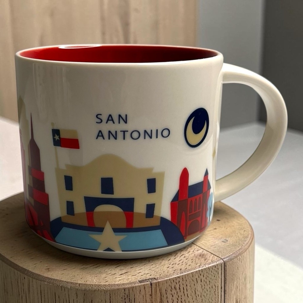 Starbucks San Antonio Texas TX State You are Here Series Coffee Tea Mug Cup 14oz